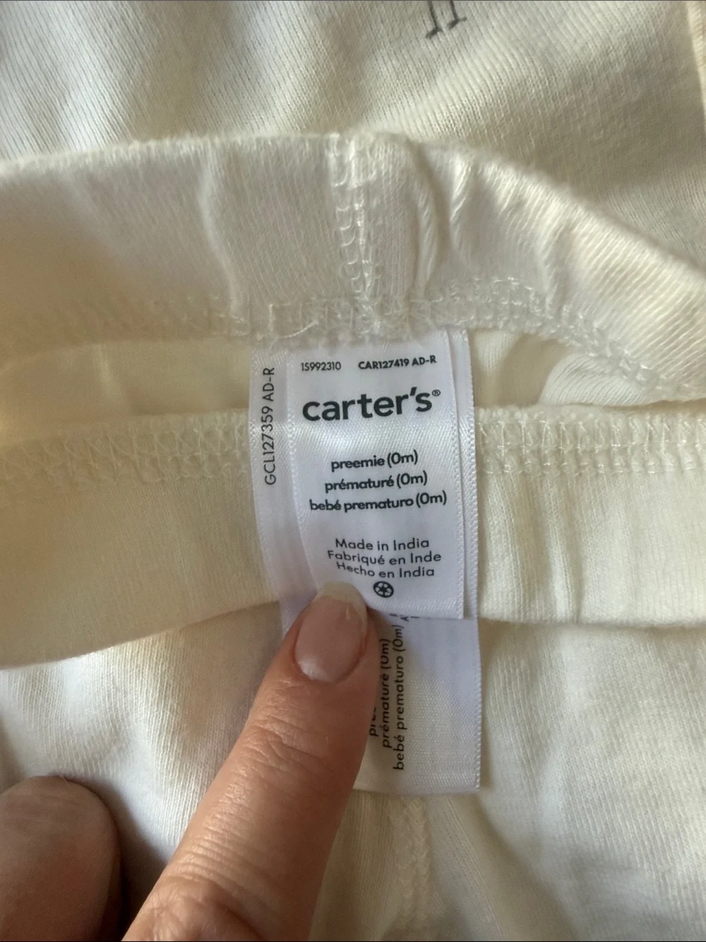 NWOT Carter's Neutral Cream & Beige Baby Onesie Set - Picture 6 of 7